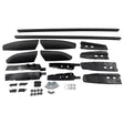 2 x Black Roof Rail Racks Set Left + Right Hand Side Fit For Toyota Kluger 2008-2013 RRCB-TA009 - Machter