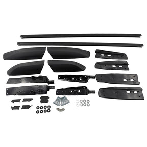 2 x Black Roof Rail Racks Set Left + Right Hand Side Fit For Toyota Kluger 2008-2013 RRCB-TA009 - Machter