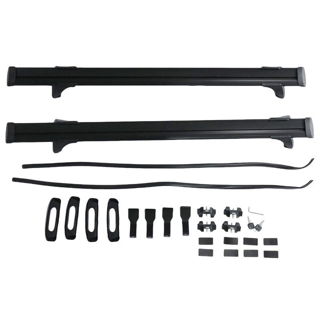 2 x Roof Rack Cross Bars Black Fit For Toyota Hilux Dual Cab 4 Door 2012-2024 RRCB-TA010 - Machter