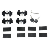 2 x Roof Rack Cross Bars Black Fit For Toyota Hilux Dual Cab 4 Door 2012-2024 RRCB-TA010 - Machter