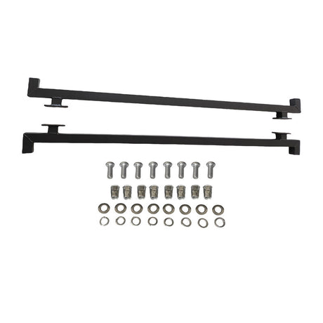 1500mm Wide Roof Bars Bolt On Rack Cab Ute Canopy And Toolbox Flat Steel - Machter