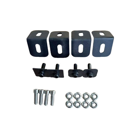 1 Set Of 100kg Roof Racks Carry Bars Fit For Steel Canopy - Machter