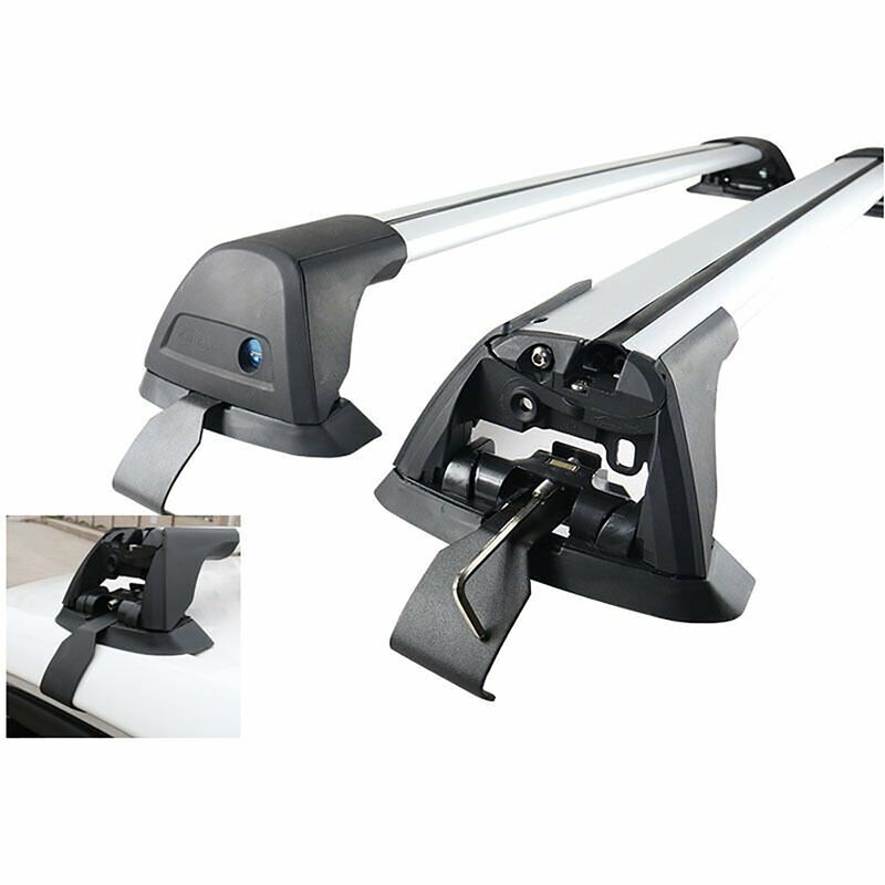 2 x Non-Rail Aero Alloy Roof Rack Cross Bar Fit For Suzuki Grand Vitara For Nissan Qashqai ST 5 Doors RRCBM-SGXX2 - Machter