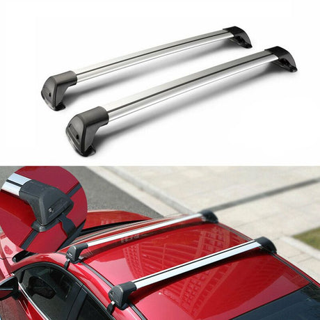 2 x Non-Rail Aero Alloy Roof Rack Cross Bar Fit For Suzuki Grand Vitara For Nissan Qashqai ST 5 Doors - Machter