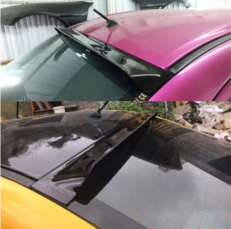 Rear Screen Roof Visor Spoiler Kit Fit For Mitsubishi Lancer/EVO CJ Sedan 2007-2017 Wing Tail Fin 3D Style - Machter