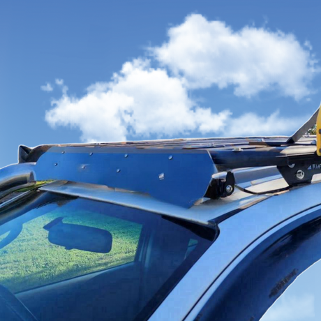 Wind Deflector With Channel Nuts Fit For Flat Aluminum Roof Rack Cobra 4x4 3mm Thick - Machter