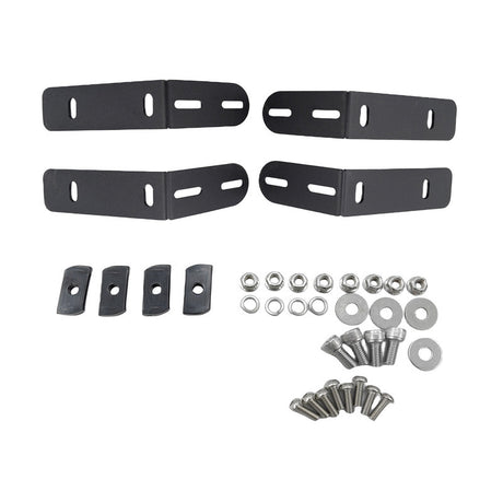 Wind Deflector With Channel Nuts Fit For Flat Aluminum Roof Rack Cobra 4x4 3mm Thick - Machter