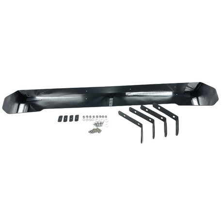 Wind Deflector With Channel Nuts Fit For Flat Aluminum Roof Rack Cobra 4x4 3mm Thick - Machter