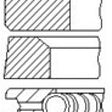 Ring Set FORD MAZDA 2.4 RSFDT24HK-STD - FAI