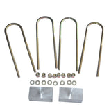 4" 100mm Lowering Blocks Lowered Kit Fit For Toyota Hilux 2WD 16mm Pin RSUBK-TA004 - Machter