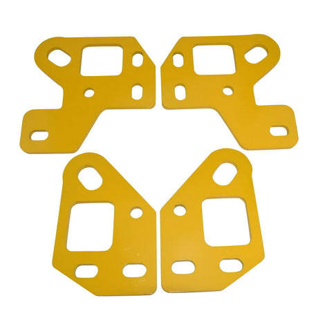 Yellow Front Recovery Tow Point Kit Fit For LDV T60 T90 Offroad Maxi Capacity: 5000kg 2.0 2.8 4cyl 4WD Diesel 2017-On RTP-LDV001 - Machter