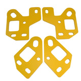Yellow Front Recovery Tow Point Kit Fit For LDV T60 T90 Offroad Maxi Capacity: 5000kg 2.0 2.8 4cyl 4WD Diesel 2017-On RTP-LDV001 - Machter