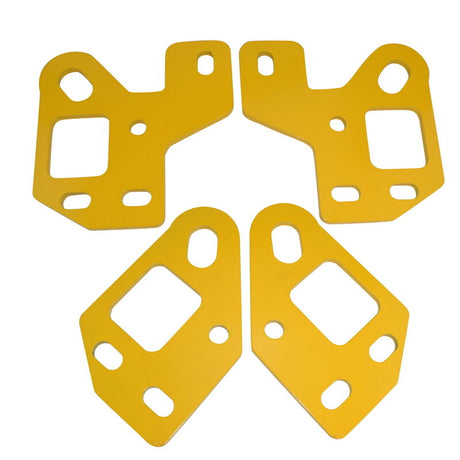 Yellow Front Recovery Tow Point Kit Fit For LDV T60 T90 Offroad Maxi Capacity: 5000kg 2.0 2.8 4cyl 4WD Diesel 2017-On RTP-LDV001 - Machter
