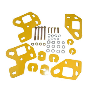 Yellow Front Recovery Tow Point Kit Fit For LDV T60 T90 Offroad Maxi Capacity: 5000kg 2.0 2.8 4cyl 4WD Diesel 2017-On RTP-LDV001 - Machter