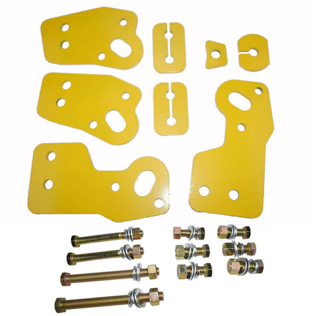 Front Rated Recovery Tow Points Kit Fit For Mitsubishi Triton MQ MR 2015-2021 WLL 5000KG RTP-MB003 - Machter