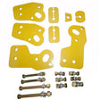 Front Rated Recovery Tow Points Kit Fit For Mitsubishi Triton MQ MR 2015-2021 WLL 5000KG RTP-MB003 - Machter