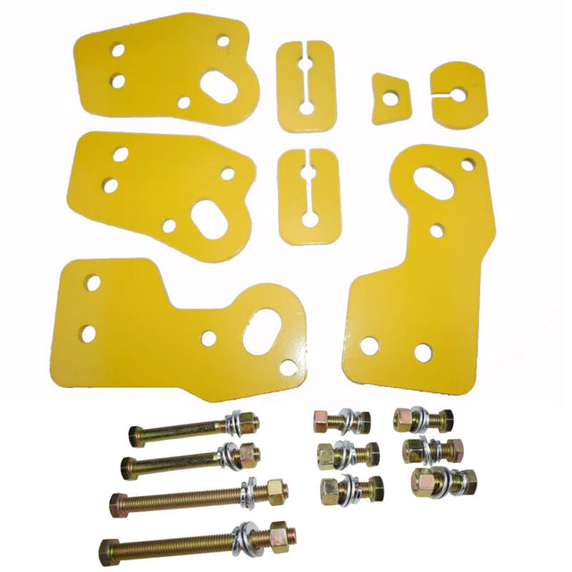 Front Rated Recovery Tow Points Kit Fit For Mitsubishi Triton MQ MR 2015-2021 WLL 5000KG RTP-MB003 - Machter