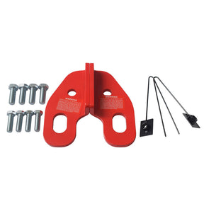 Front Recovery Tow Point Kit 5 Tonne Hitch Fit For Nissan Patrol GU Navara D40 Navara D23 / NP300 Pathfinder R51 4WD 5000KG RTP-NS001RED - Machter