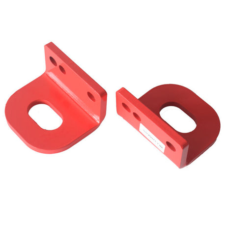Front Recovery Tow Point Kit 3250 KG Hitch Fit For Nissan Navara D22 H/D Red RTP-NS002 - Machter