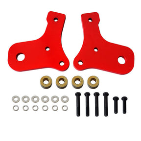 Pair Front Recovery Tow Point Kit Hitch Fit For Toyota Landcruiser 70 76 78 79 VDJ FZJ 4WD Rated RTP-TA003 - Machter