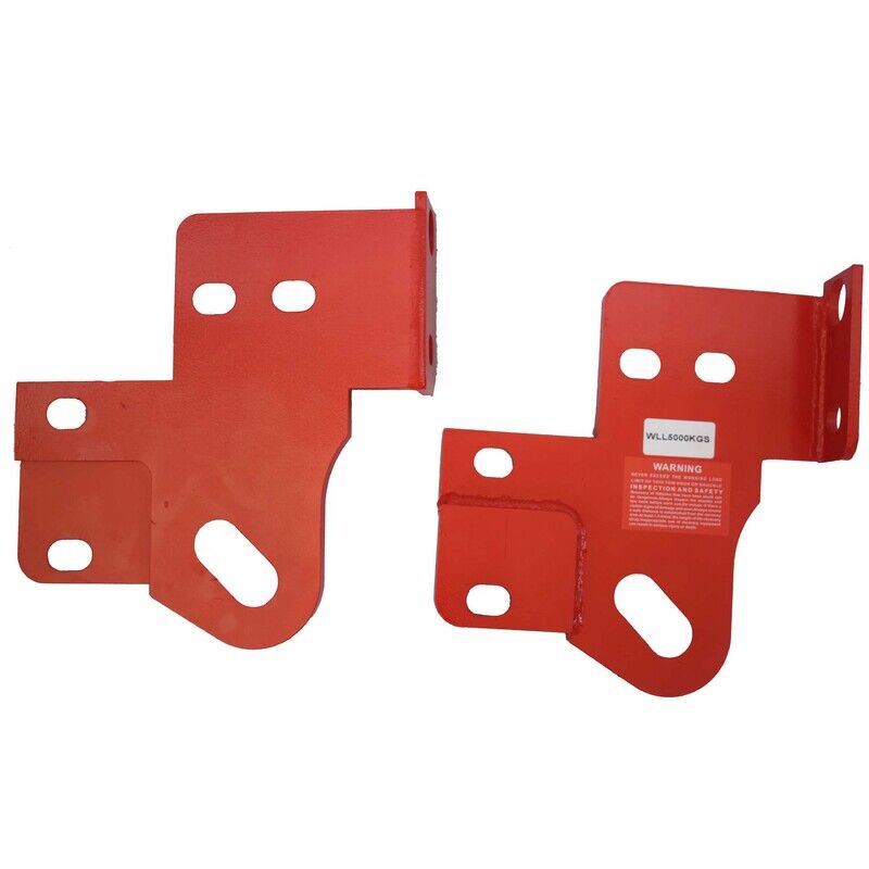 Pair Front Recovery Tow Point Kit 5 Tonne & Hitch Fit For Toyota Hilux N80 GUN Series 2015-2022 Revo H/D RTP-TA006 - Machter