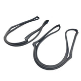 2 Pcs Front Door Weatherstrip Gasket Seal Fit For Jeep Wrangle JK 2007-2018 55395274AW RUBBER-JP001 - Machter