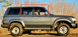 Door Window Channel Bailey Rubber Kit Fit For Toyota LandCruiser 80 Series HZJ80 HDJ80 HDJ81 FZJ80 FJ80 RUBBER-TA014 - Machter