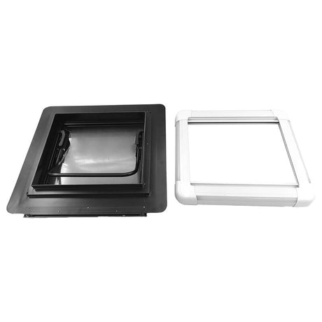 RV Caravan Skylight 450x400mm Complete Roof Hatch Eurostyle With LED Remote Control - Machter