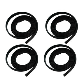 4PCS Wheel Arch Flare Rubber Seal Fit For Toyota Landcruiser 80 series 1990-1998 Rubber-TA003BLACK-4PCS - Machter