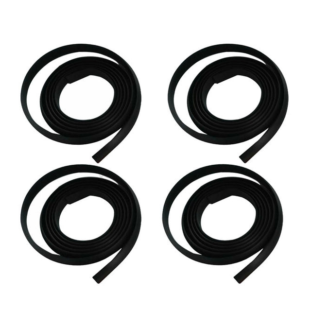 4PCS Wheel Arch Flare Rubber Seal Fit For Toyota Landcruiser 80 series 1990-1998 Rubber-TA003BLACK-4PCS - Machter