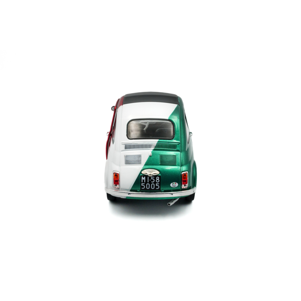1965 Fiat Tribute to Italia Bi-Colour Diecast Model Car 1:18 Scale (Approx. 25cm) Collectible | Universal Auto Spares