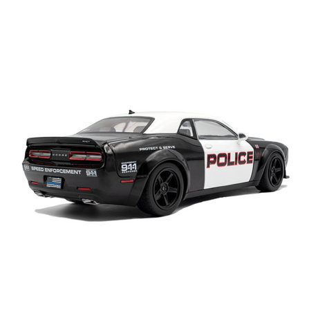 2023 Dodge Challenger R/T Scat Pack Widebody Police Diecast Model Car 1:18 Scale (Approx. 25cm) Collectible | Universal Auto Spares