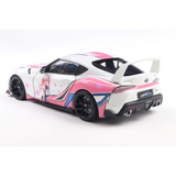 2024 Toyota GR Supra Itasha White Solido Works Diecast Model Car 1:18 Scale (Approx. 25cm) Collectible | Universal Auto Spares
