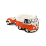 1950 Volkswagen Kool Kombi Orange/White Diecast Model Car 1:18 Scale (Approx. 25cm) Collectible | Universal Auto Spares