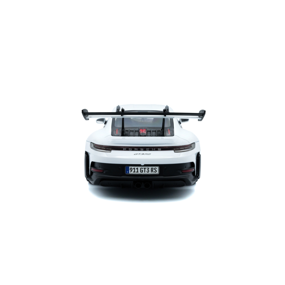 2024 Porsche 911 GT3 RS White with Blue Stripes Diecast Model Car 1:18 Scale (Approx. 25cm) Collectible | Universal Auto Spares