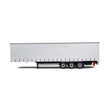 Curtain Semi Trailer White/Plastic Diecast Model Truck 1:24 Scale (Approx. 18–20cm) Collectible | Universal Auto Spares