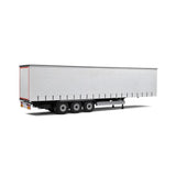Curtain Semi Trailer White/Plastic Diecast Model Truck 1:24 Scale (Approx. 18–20cm) Collectible | Universal Auto Spares