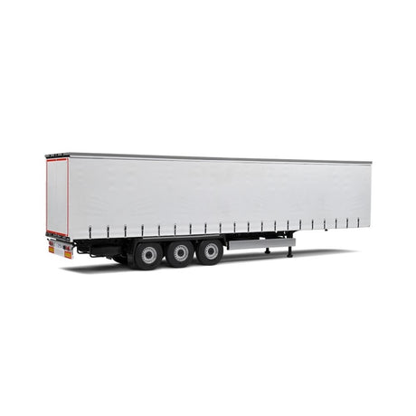 Curtain Semi Trailer White/Plastic Diecast Model Truck 1:24 Scale (Approx. 18–20cm) Collectible | Universal Auto Spares