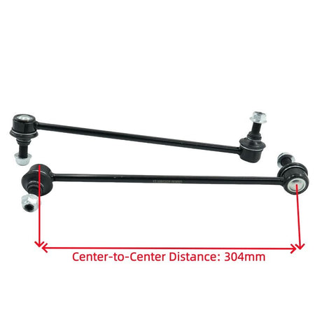 Pair Front Sway Bar Links Fit For Holden Astra AH TS TSII Zafira GF 1998-2010 Black - Machter