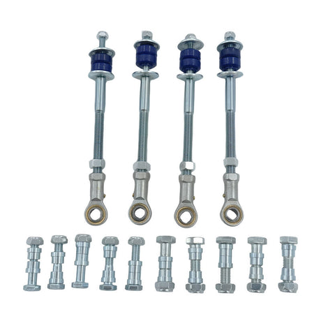 Swaybar Link Front + Rear Extended Threaded Fit For Nissan Patrol GQ Y60 For Ford Maverick DA For Jeep Wrangler TJ SBLK-NS003 - Machter