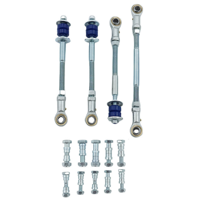 Swaybar Front +Rear HD Extension Kit Fit For Nissan Patrol GU Y61 50-150 mm Lift SBLK-NS004 - Machter