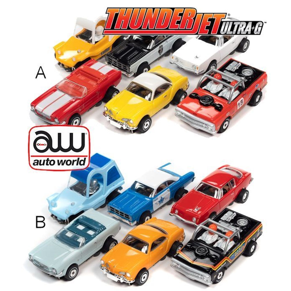 Auto World R34 Thunderjet Slot Car Assorted Single Collectible - Diecast Models