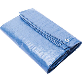Standard Duty Poly-Tarp Blue 16' x 20'(140g) - AUTOKING