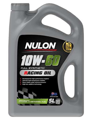 Full Synthetic 10W-60 Racing Oil - Nulon