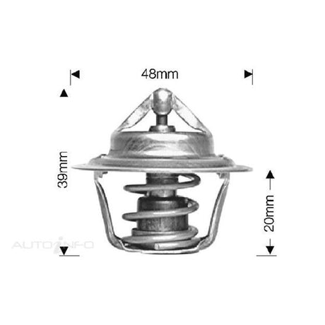 Thermostat 48mm 91C Daewoo/Holden/Ford/VW DT16B - DAYCO | Universal Auto Spares