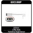Disc Brake Electronic Wear Sensor GIC198P - Protex | Universal Auto Spares