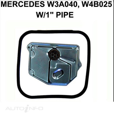 Transmission Filter Kit Mercedes 3/4 Speed (1" Neck Filter) KFS702B - Transgold | Universal Auto Spares