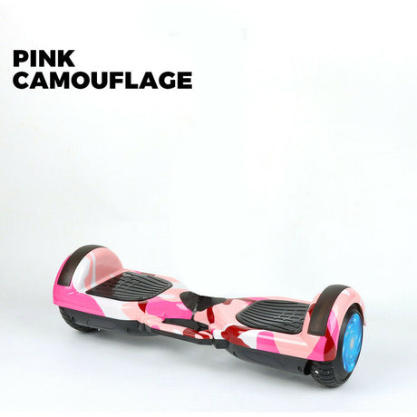 60cm Hoverboard Scooter Self Balancing Electric Hover Board Skateboard Pink Camouflage - Machter