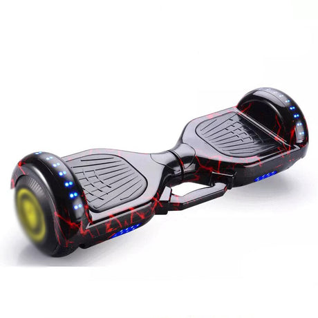 60cm Hoverboard Scooter Self Balancing Electric Hover Board Skateboard Red-lightning - Machter