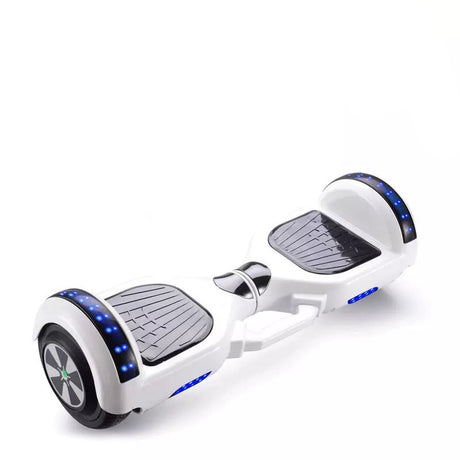 60cm Hoverboard Scooter Self Balancing Electric Hover Board Skateboard White - Machter